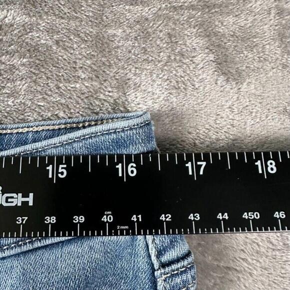 NYDJ Jeans Womens 12 LiftxTuck Technology Button Fly Ami Skinny Distressed Denim - Picture 9 of 13